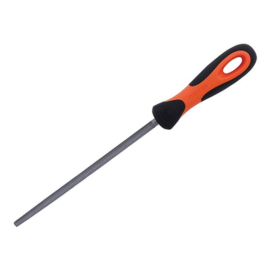Handled Round Second Cut File1-230-08-2-2 200mm (8in) by Bahco - 1-230-08-2-2