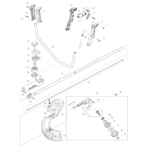 Makita BC231UD Assembly
