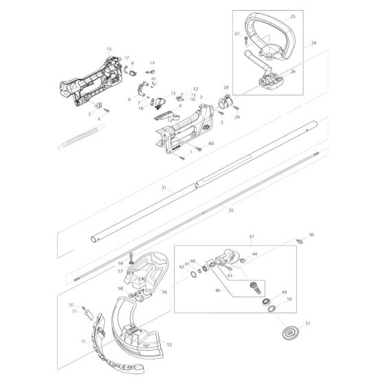 Makita BC300LD Assembly