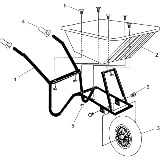 Belle Warrior Wheelbarrow Assembly