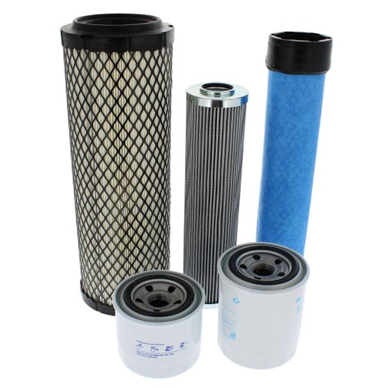 Filter Kit For Benford HD850, HD1000 Dumper With Kubota Engine