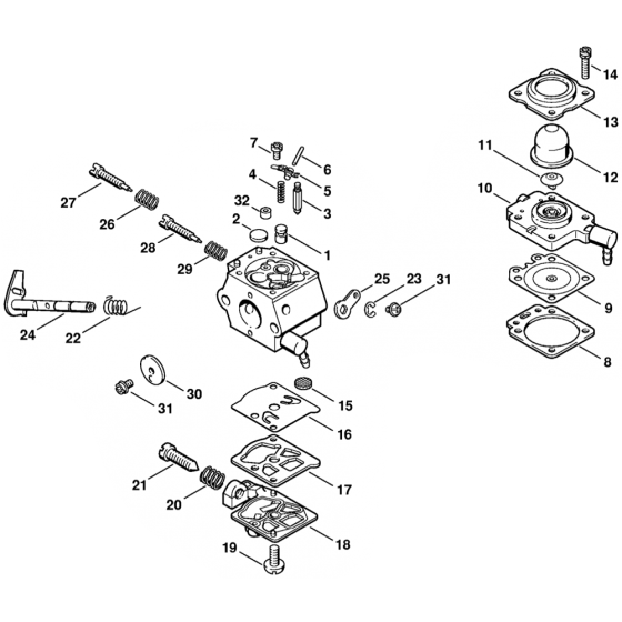 Carburetor WT-413 Assembly