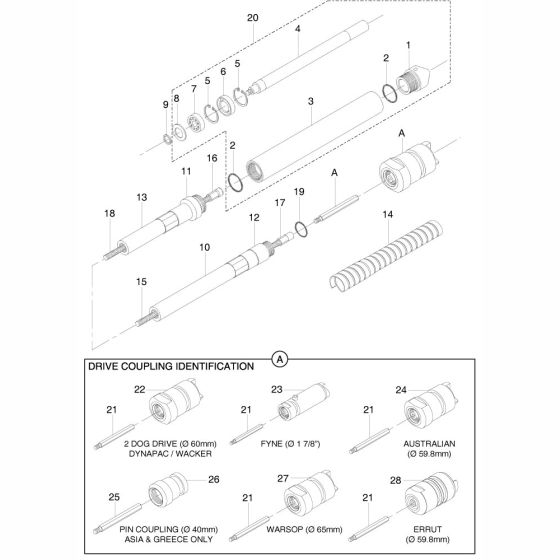 BGA55 Assembly for Altrad Belle BGA Poker