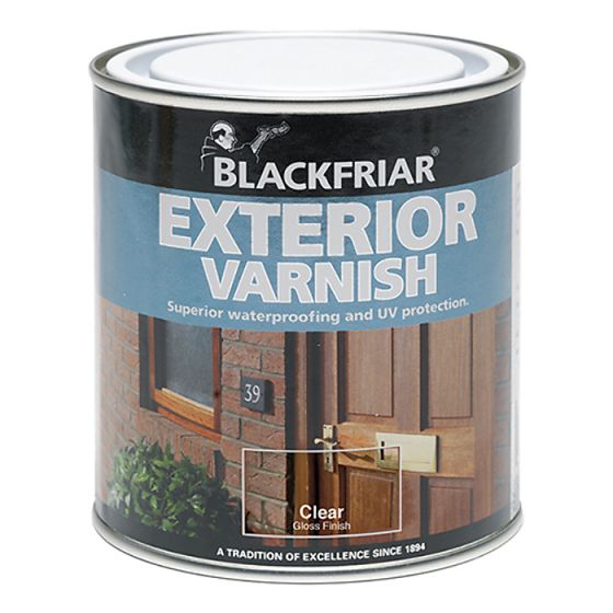 Exterior Varnish UV66 Clear Gloss 500ml by Blackfriar - BF0090001E1