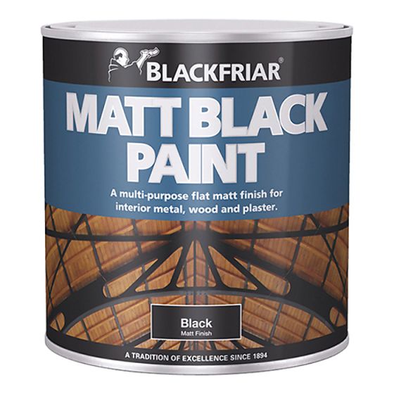 Matt Black Paint 500ml by Blackfriar - BF0520001E1