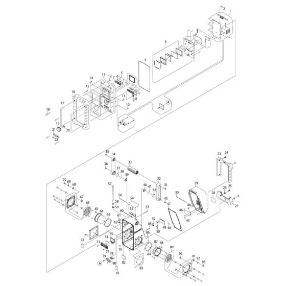 Makita BMR100 Radio Assembly