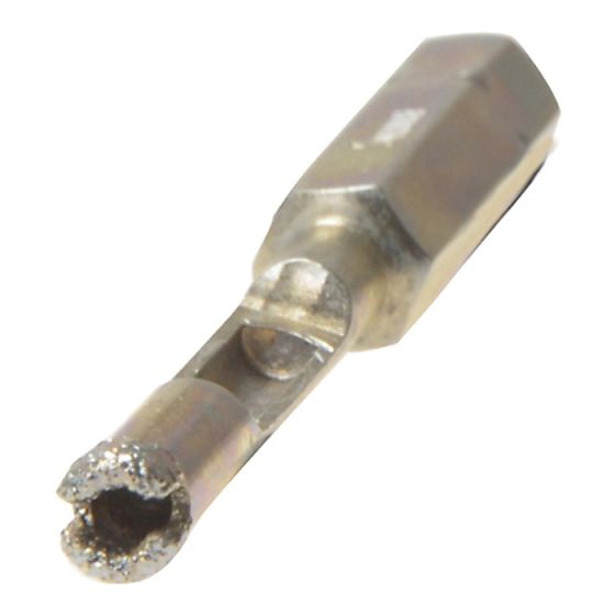 Quick Change Diamond Tip Drill Bit 12mm by BOA - 340012/RES/BOA