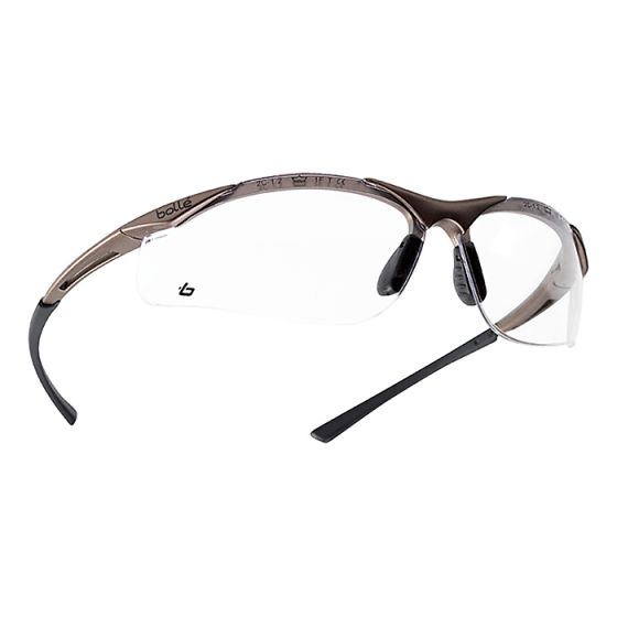 Contour Safety Glasses - Clear by Bolle Safety - CONTPSI