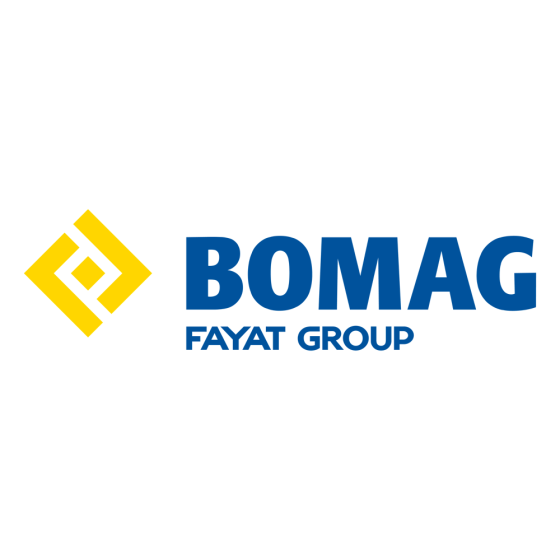Warning sign for Bomag BVP 10/30 Forward Plate Compactor - OEM No. 00833968
