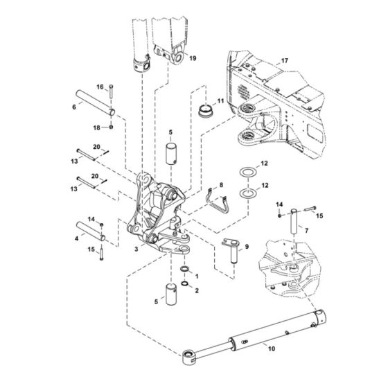 Boom Swing Frame Assembly