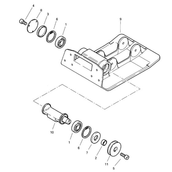 Base Plate Assembly for Bomag