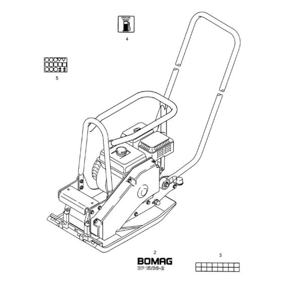 Decals Assembly for Bomag