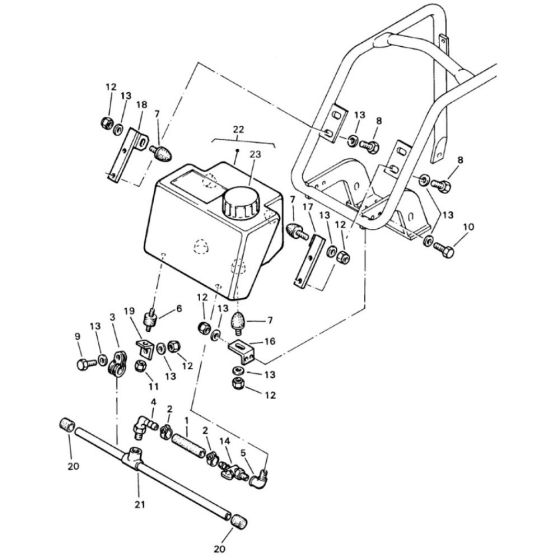 Sprinkler System for Bomag BP 23/60