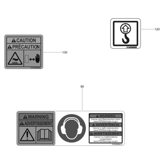 Wacker BPS1340B Decals