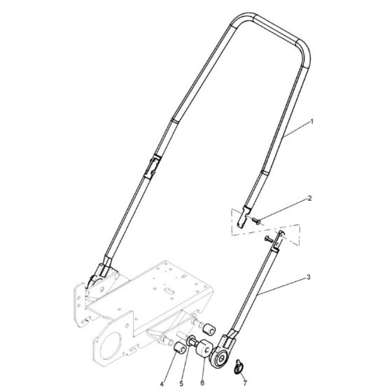 Steering Handle for Bomag BPS1845