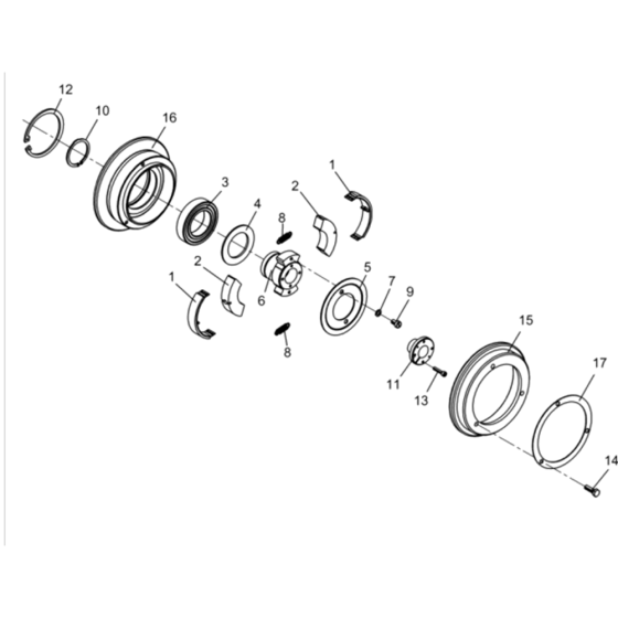 Centrifugal Clutch Assembly