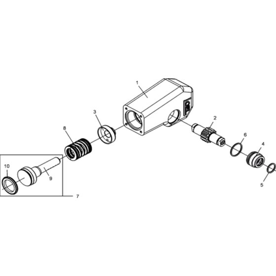 Centre Pole Head Assembly
