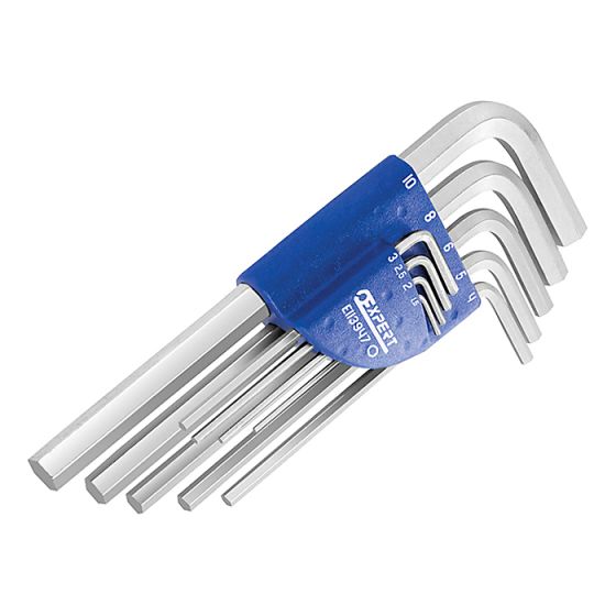 Hexagon Key Long Arm Set of 9 Metric (1.5-10mm) by Britool - E113947