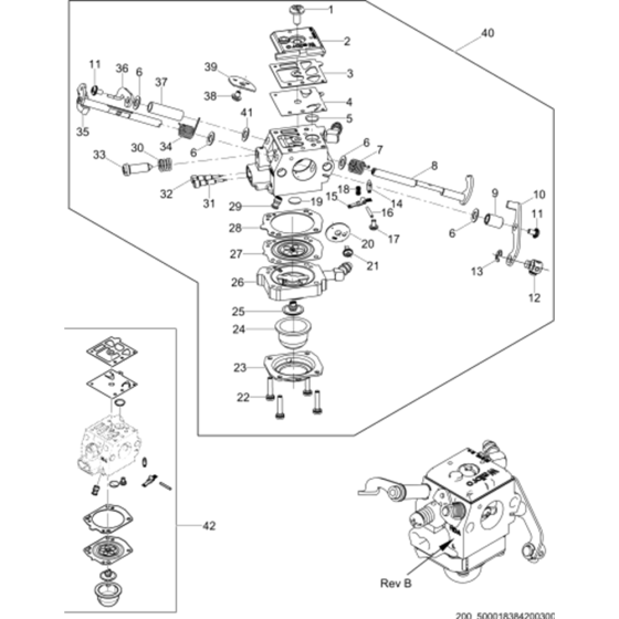Carburetor Assembly for BS60-2i