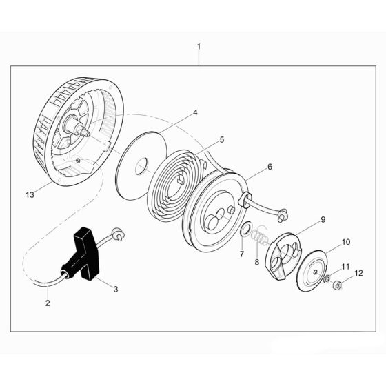 Starter Assembly for Wacker BS700