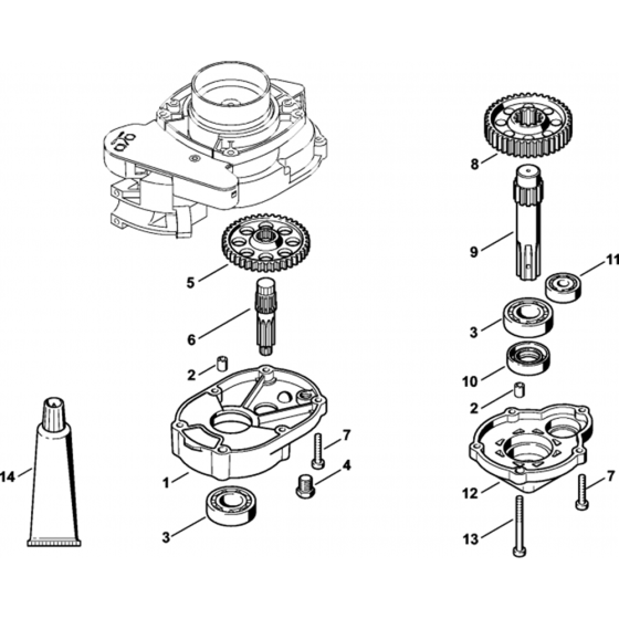 Gear Head Assembly for Stihl BT131