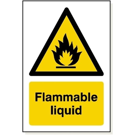 Flammable Liquid Sign