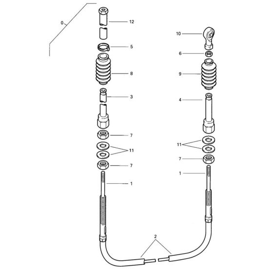 Travel Cable Assembly for Bomag