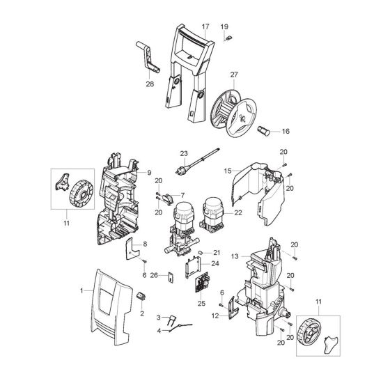 Nilfisk C-PG 135.1-8 X-TRA Assembly