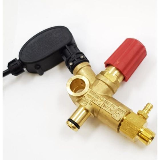 Unloader 3 - Banjo Top Half C/W Chem. Inj. & 3/8m & Pressure Switch - C0.095 - V-TUF Pressure Washer Parts - C0.095
