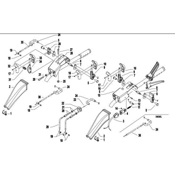 Handlebar Controls for Camon C10