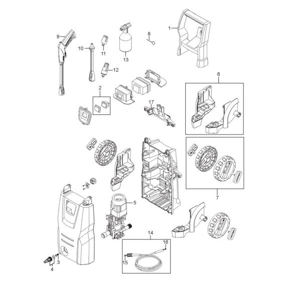Nilfisk C 110.7-5 PC X-TRA Assembly