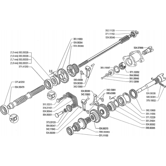 Shaft Assembly for Camon C12