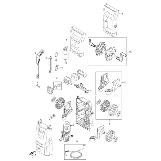 Nilfisk C 120.7-6 Assembly