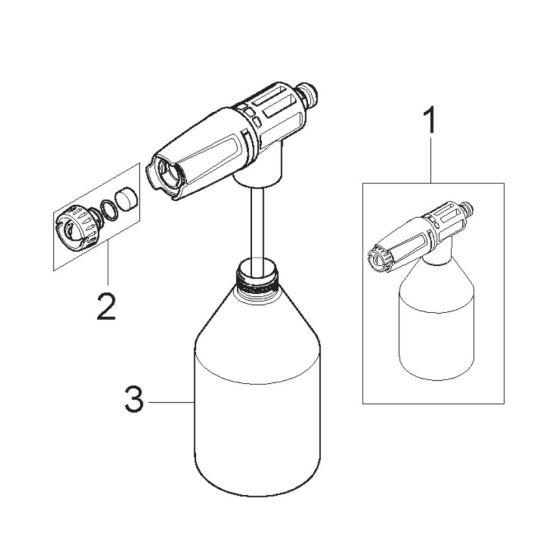Sprayer Assembly for Nilfisk