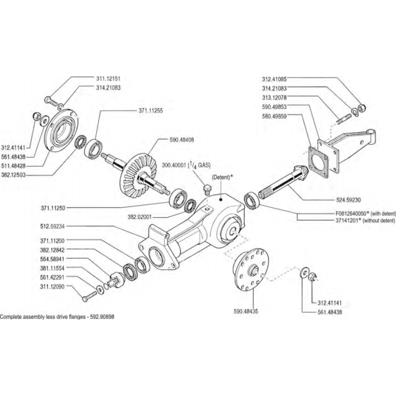 Hoe Drive Assembly for Camon C6