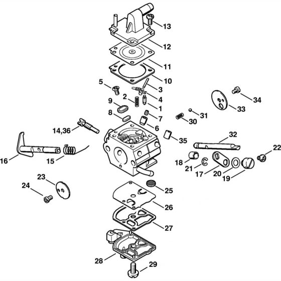 Carburetor C1Q-S51 S36