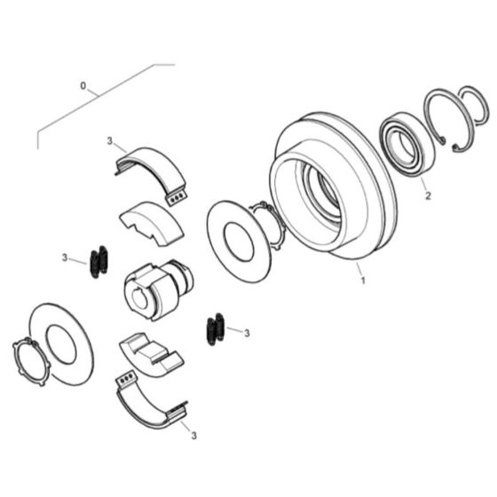 Centrifugal Clutch for Bomag BW 55E