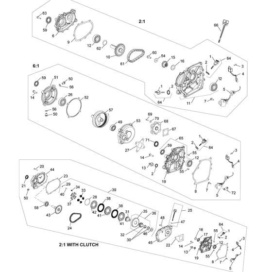Lubrication for Kohler CH260