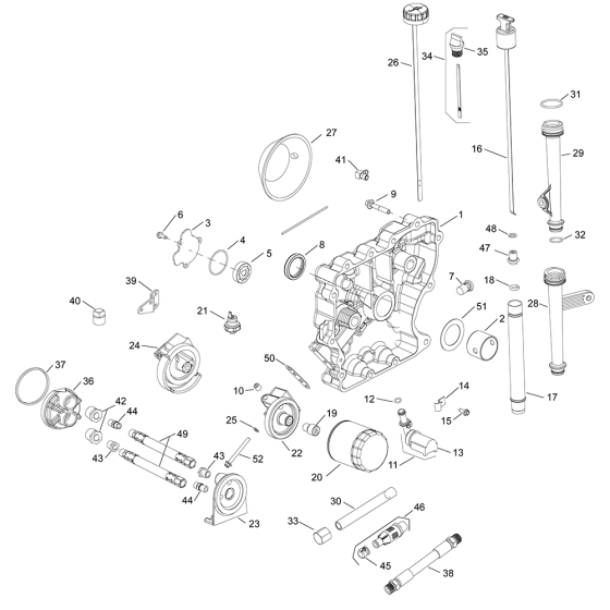 Lubrication for Kohler CH430