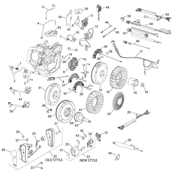 Ignition/Charging for Kohler CH440TF