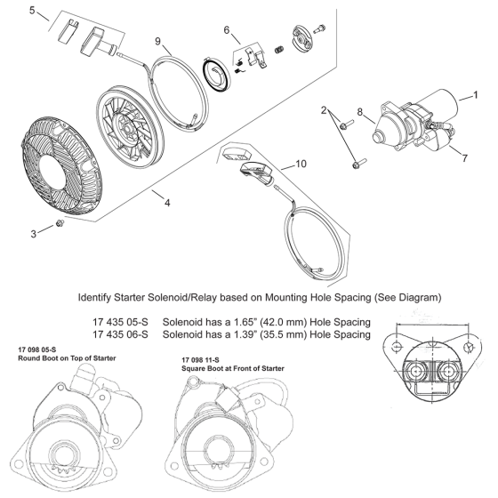 Kohler CH440TF Starting Parts