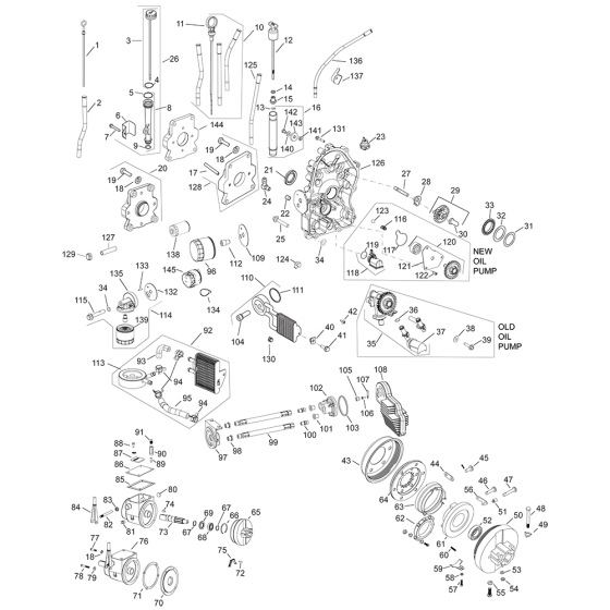 Lubrication for Kohler CH670