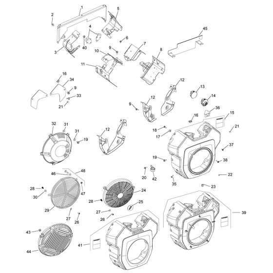 Blower Housing for CH670