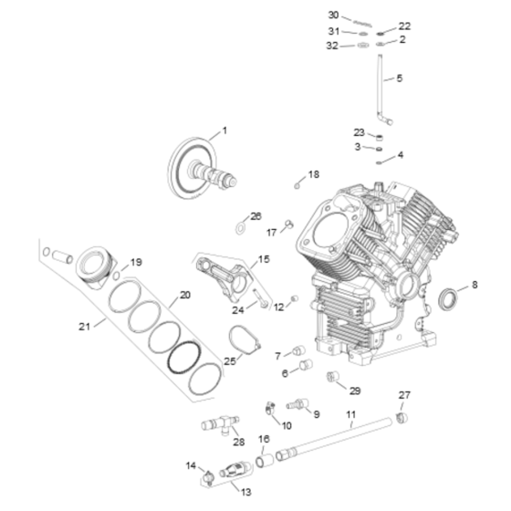 CrankCase for Kohler CH730LP