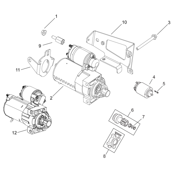 Kohler CH980 Starting Parts