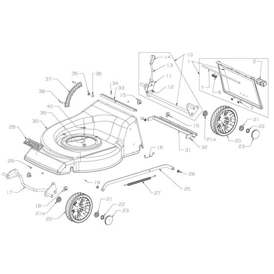 Deck Assembly for Morrison Mower