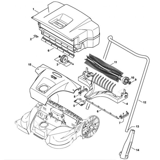 Container & Handlebar Assembly