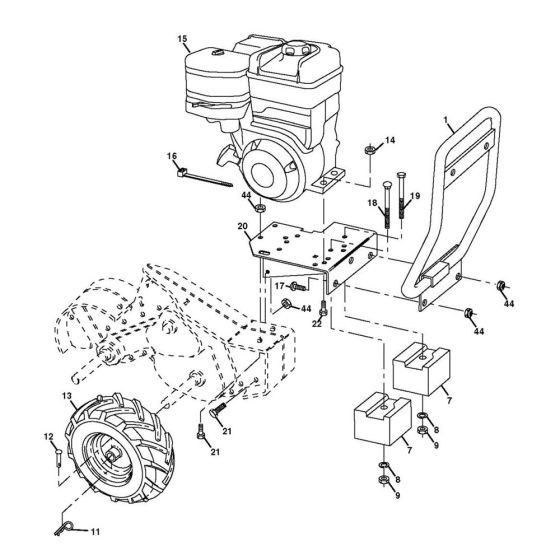 Mainframe Assembly for Husqvarna
