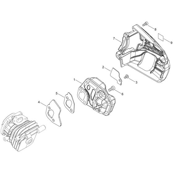 Muffler for ECHO CS-2511WES