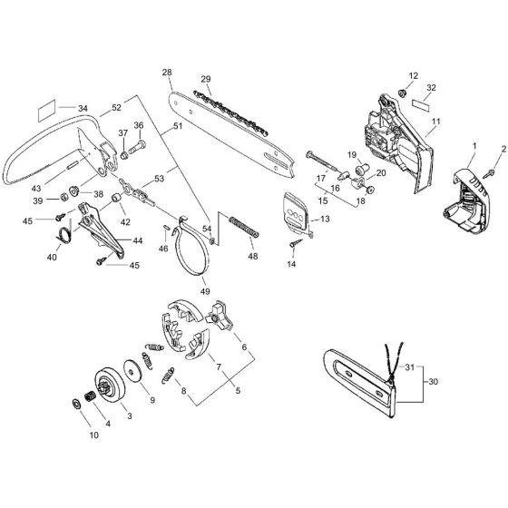 Clutch & Sprocket for ECHO CS-2600ES